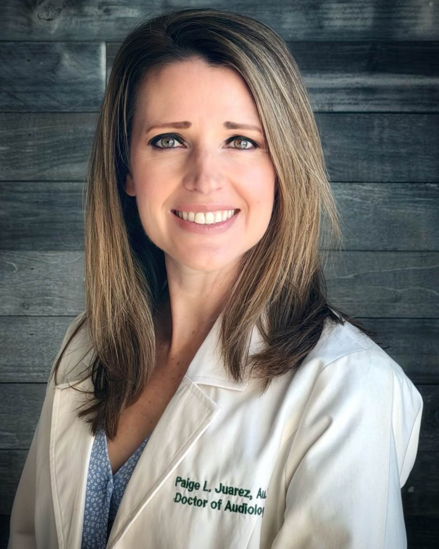 Portrait of Dr. Paige Juarez, Au.D., CH-TM
